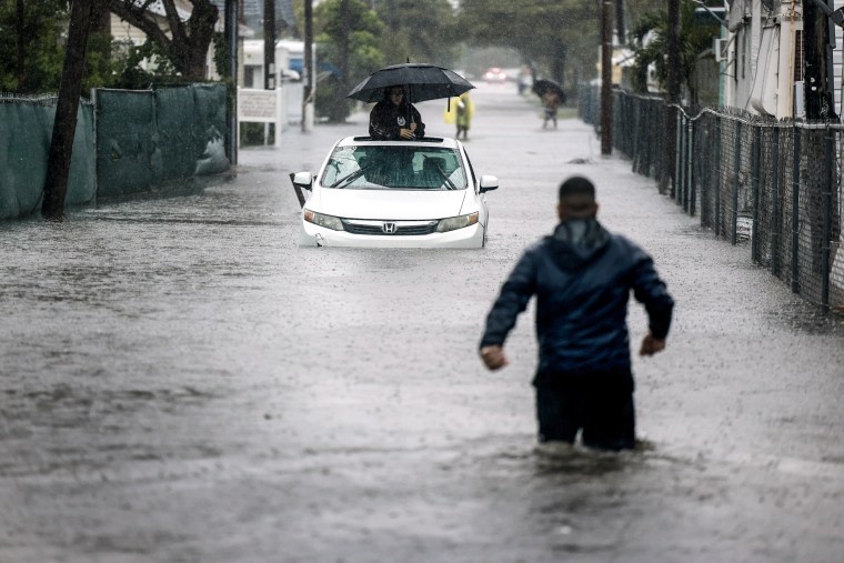 Image: Rain storms flood South Florida