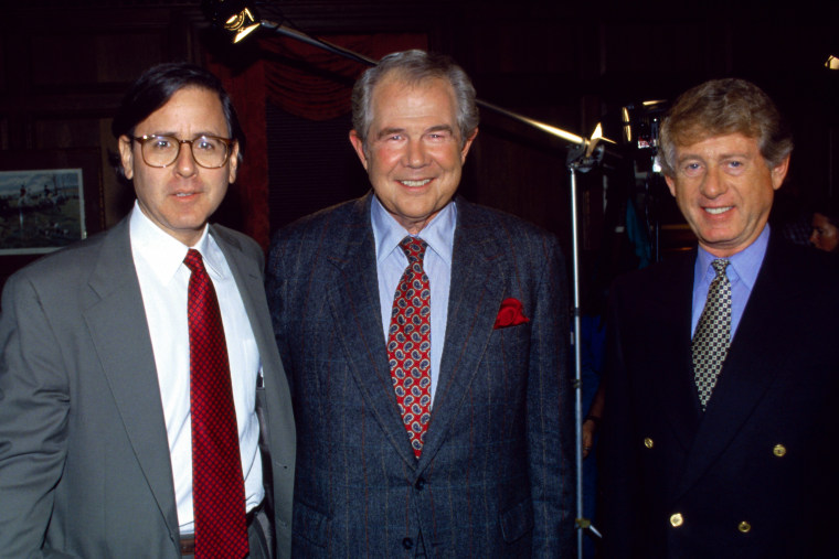 Pat Robertson with Ted Koppel and Howard Fineman