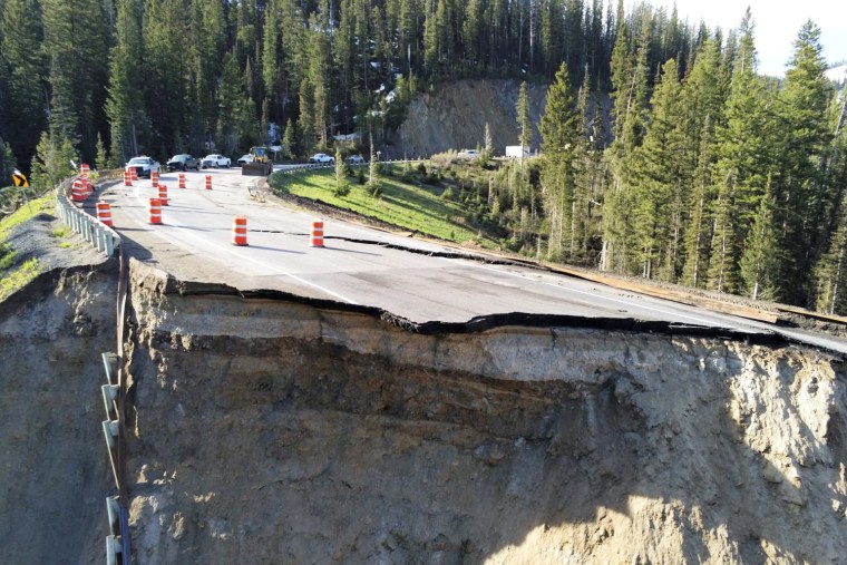 Crucial Mountain Road Between Idaho And Wyoming Collapses