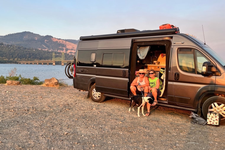 Catherine Stifter and her wife live and travel in their van full-time.