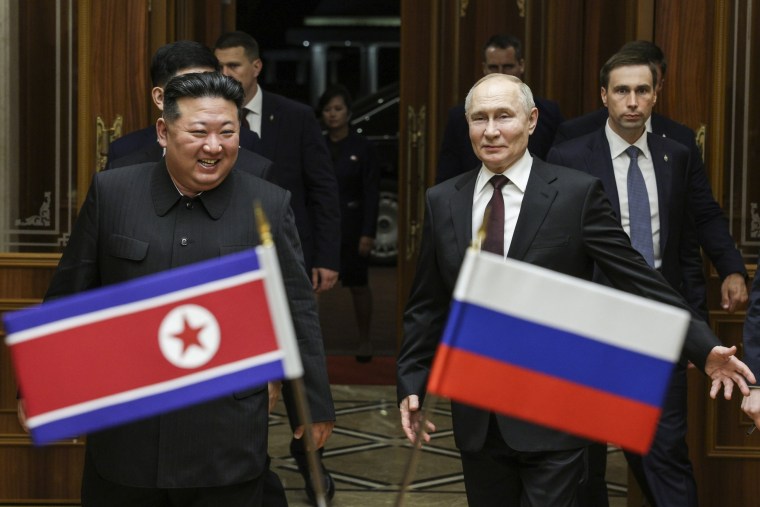 Putin praises Kim Jong Un's support for Ukraine war as he heads to ...