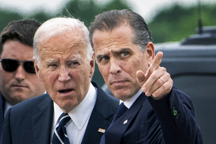 Joe Biden and Hunter Biden.