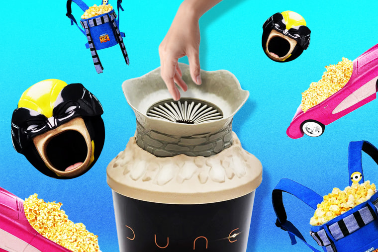 Quirky, sometimes edgy popcorn buckets are now part of the moviegoing ...