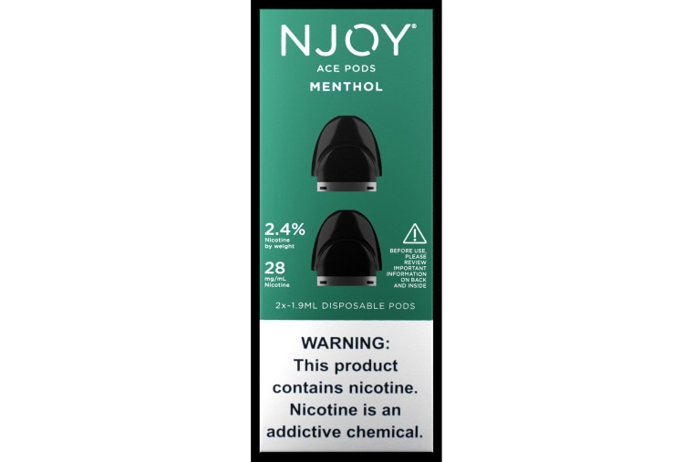 NJOY menthol-flavored electronic cigarette