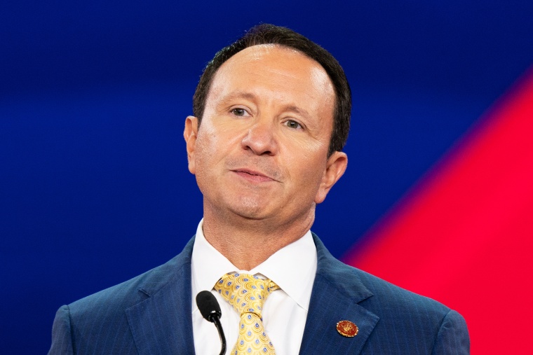 Jeff Landry speaks during CPAC 