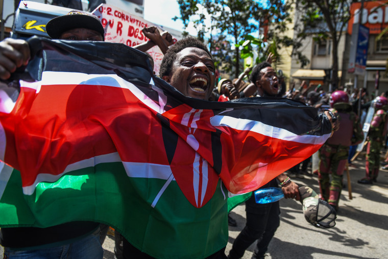 Protest against tax hike in Kenya