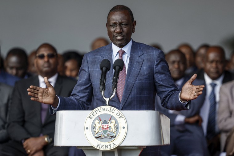 Kenyan President William Ruto said on June 26, 2024 that a contentious bill containing tax hikes would "be withdrawn", dramatically reversing course after unprecedented scenes saw over a dozen people killed and parliament ransacked in the capital Nairobi. 