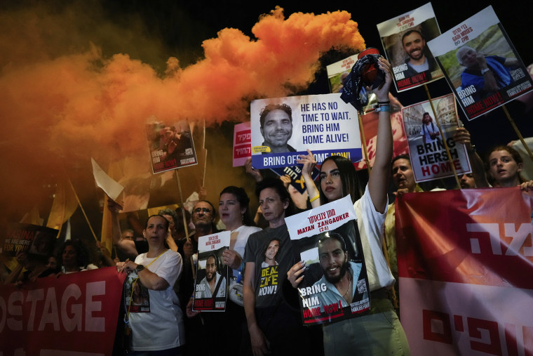 Protesto de reféns em Tel Aviv