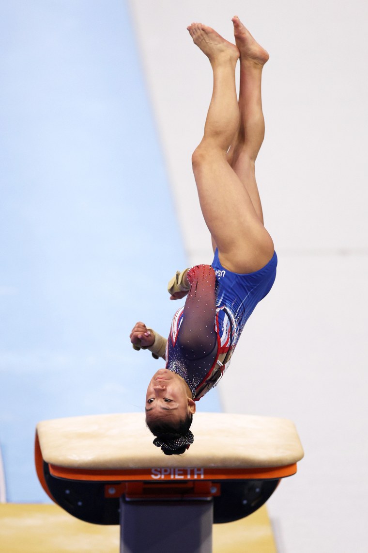 Image: 2024 U.S. Olympic Team Trials Gymnastics - Day 2 Leanne Wong