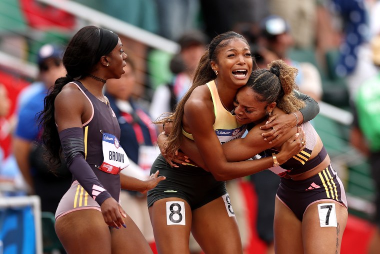 Gabby Thomas and Noah Lyles win 200-meter finals at U.S. Olympic trials