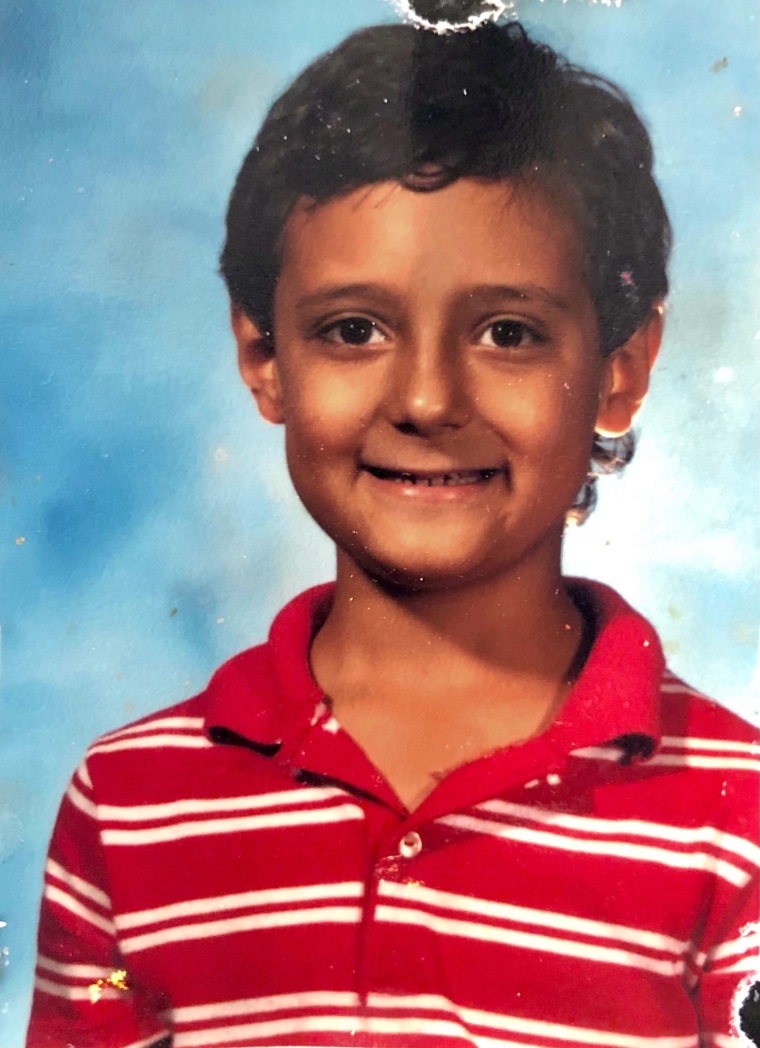 A young Steven Romo school portrait