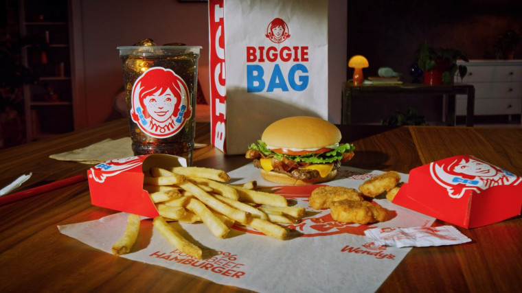 Wendy s Takes on McDonald s 5 Meal Deal With Biggie Bag and Free Frostys