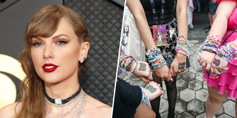 Taylor Swift / Fans of Taylor Swift display friendship bracelets