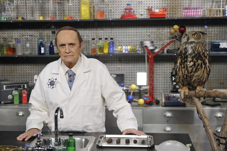 Bob Newhart as Professor Proton on "The Big Bang Theory."