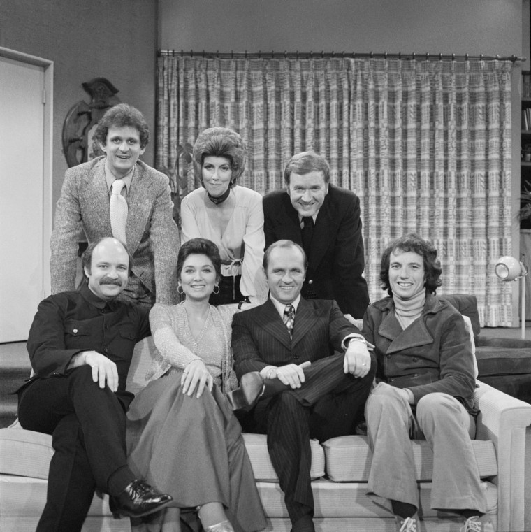 The cast and show creators of "The Bob Newhart Show." 