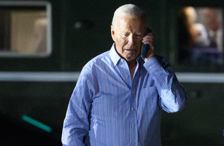 Biden is heading to the Camp David presidential retreat where he was expected to spend the rest of the weekend.