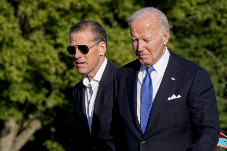 Hunter Biden and Joe Biden.