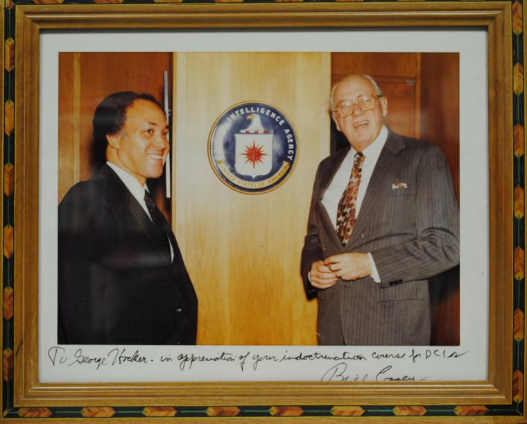 George Hawker and former CIA director William Casey.