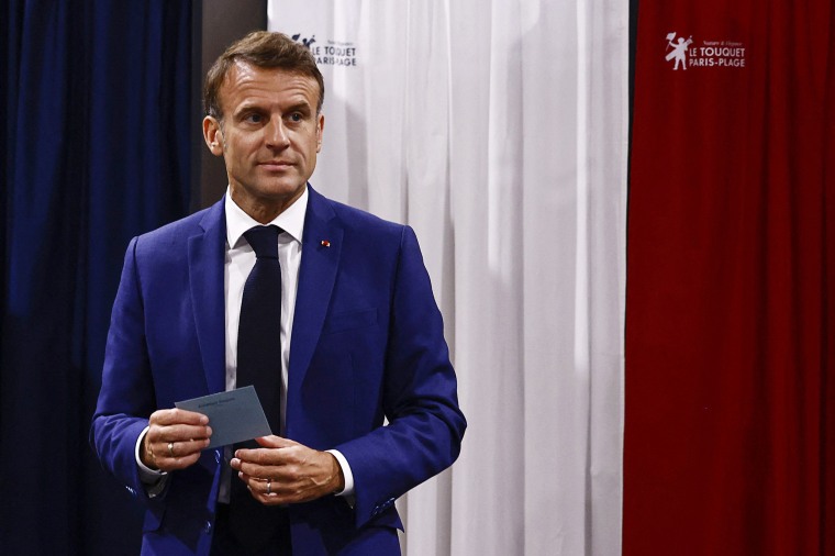 Whatever the outcome of Sunday's runoff is, it's not expected to be a good news for Macron. French media have recently described an "end of reign" atmosphere at the Elysee presidential palace.