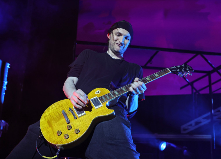 Guitarist Josh Klinghoffer performs with Jane's Addiction in Las Vegas on March 12, 2023.