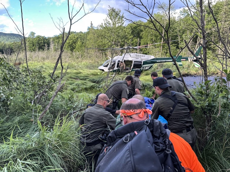 Michael Altmaier, 75, was found alive Friday in a bog near a scenic overlook at Maine's Mount Blue State Park after four days.