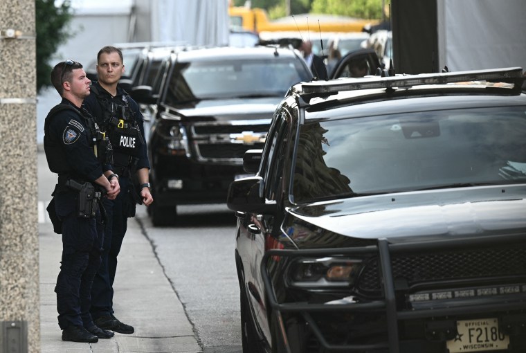 Former US President Donald Trump landed in Milwaukee on July 14 for the Republican National Convention, just over 24 hours after he was injured in a failed assassination attempt, according to his son Eric Trump.