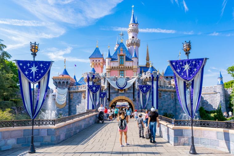 Image Phil Helsel image beautiful - Thousands of Disneyland workers vote to authorize a strike