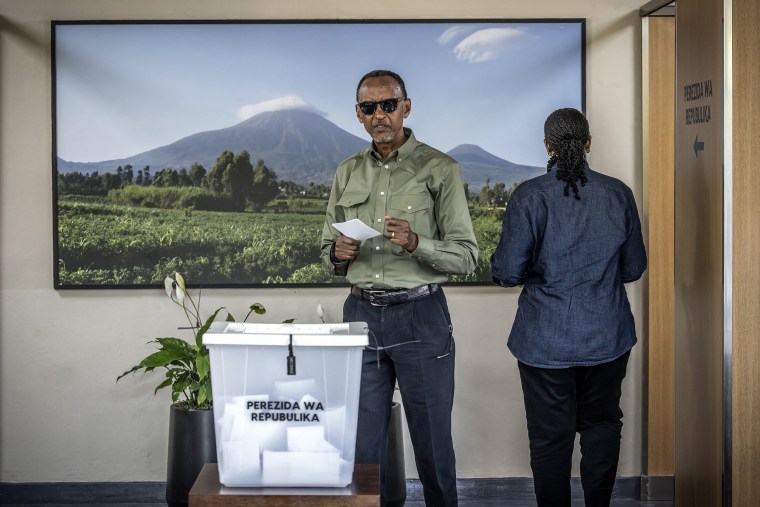 Millions of Rwandans head to the polls on July 15, 2024 with veteran President Paul Kagame set to cruise to an easy victory over his two approved challengers and extend his iron-fisted rule for another five years. 