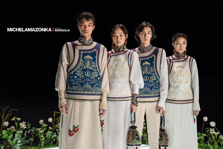 Team Mongolia's Olympics uniforms