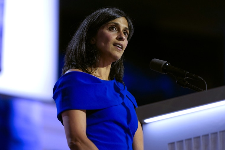 Usha Vance during the Republican National Convention in Milwaukee