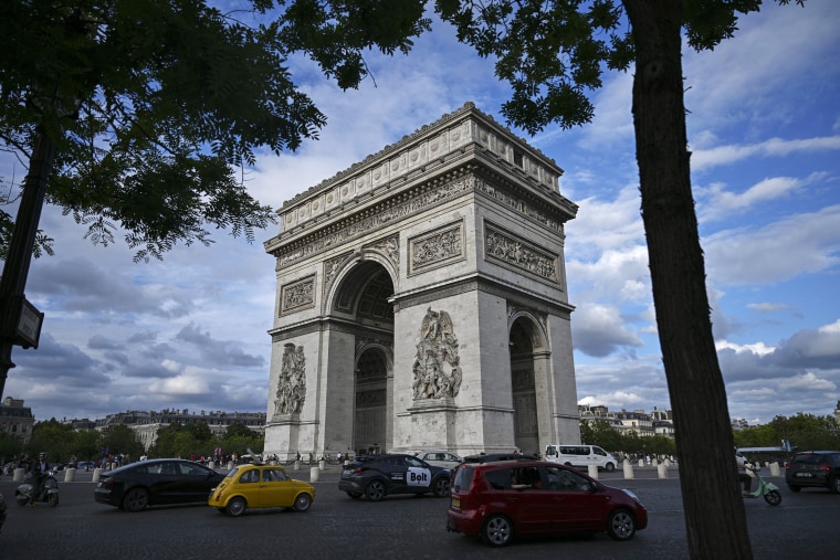 The Arc De Triomphe in Paris