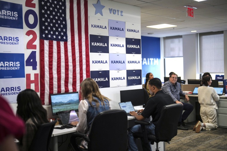 Image: Vice President Kamala Harris' campaign headquarters 