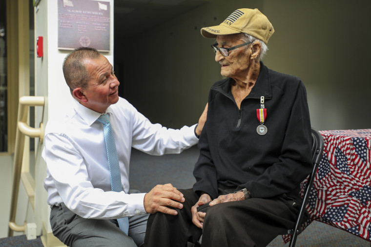 Gigliotti never applied for his veteran benefits after his honorable discharge but was ultimately recognized for securing them more than 78 years later with the Alaska Veterans Honor Medal. 