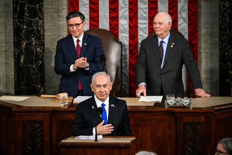 Image: US-ISRAEL-POLITICS-DIPLOMACY-CONGRESS-NETANYAHU