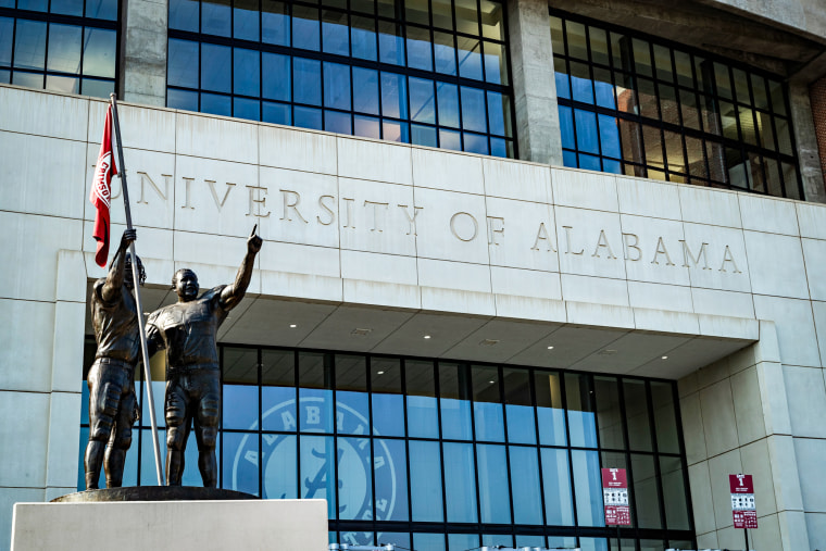 University of Alabama exterior campus building