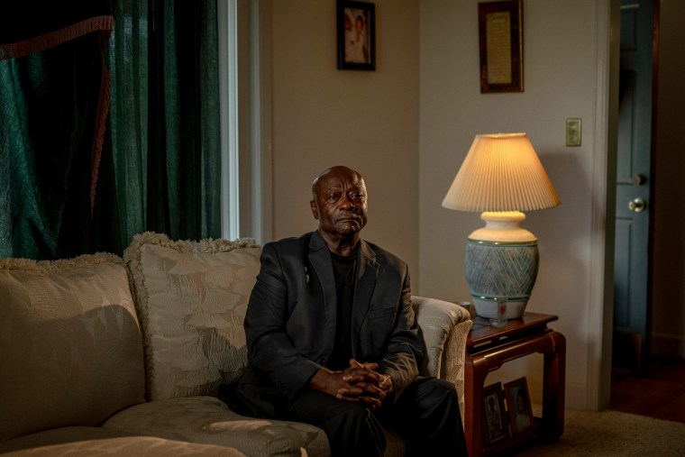 Terry Belk poses for a portrait 