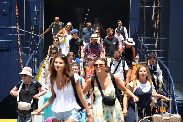 Like other popular tourist destinations, the Cycladic island perched on a volcano is approaching over-saturation, and now wants to restrict the number of cruise ships.