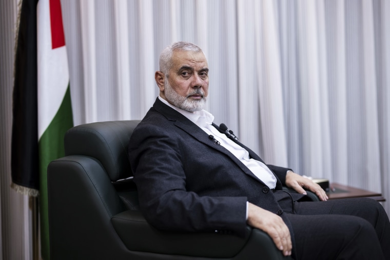 Presidente do Bureau Político do Hamas, Ismail Haniyeh