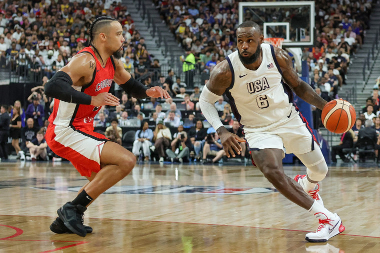 Team USA men's basketball cruises past Canada in first look before