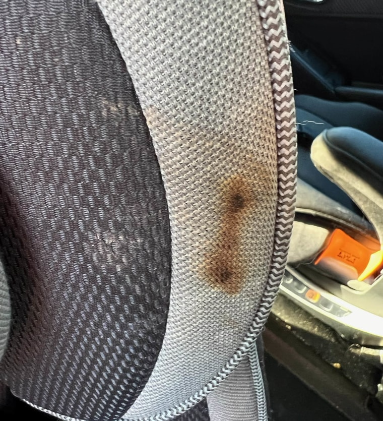 car seat mirror fire