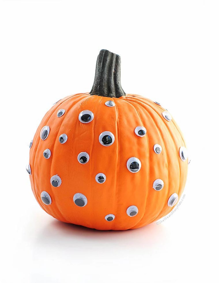 No carve pumpkin decorating