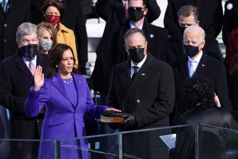 Kamala Harris is sworn in