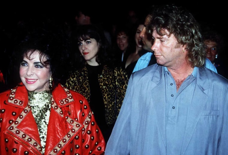 1994 Elizabeth Taylor and Larry Fortensky.