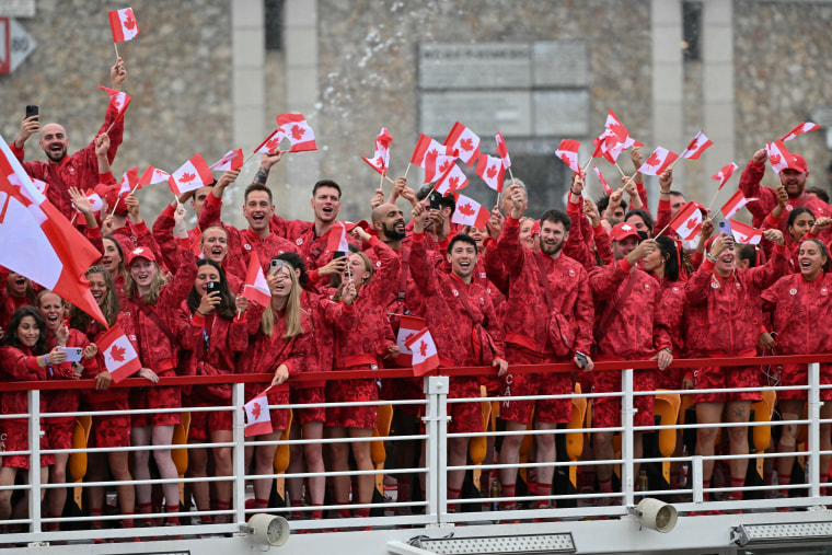 Athletes from Canada's delegation.