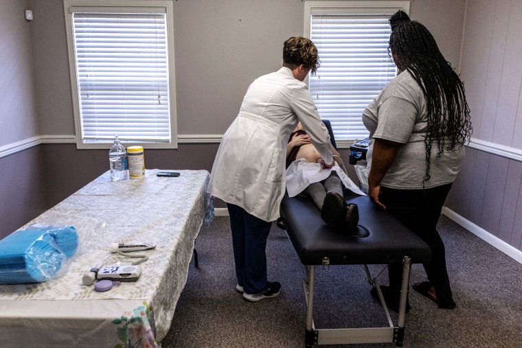 WAWC Healthcare sponsors a pop-up health clinic in a maternity care desert in Pickens County