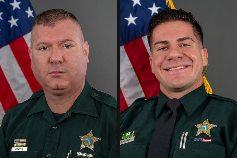 Deputy First Class Stefano Gargano and Master Deputy Sheriff Harold Howell.