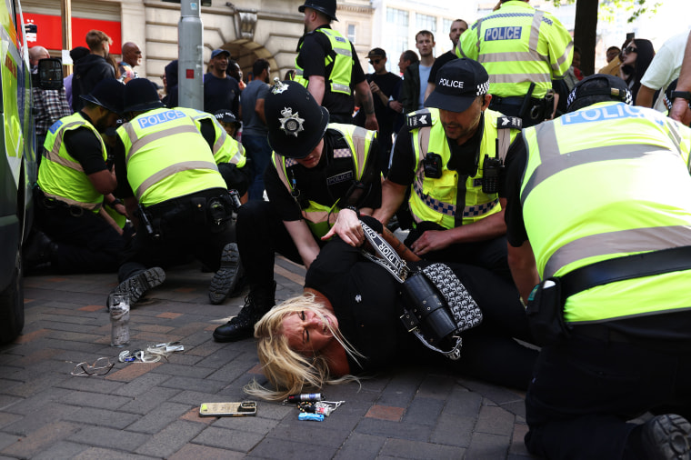 UK police prepared for planned far-right protests and other demonstrations this weekend, after two nights of unrest in several English towns and cities following a mass stabbing that killed three young girls.