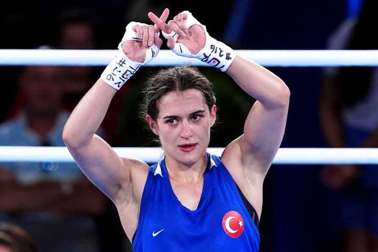 Pertandingan Olimpiade Paris 2024 - Hari Kedua Belas Esra Yildiz Kahraman Yalduz Karaman