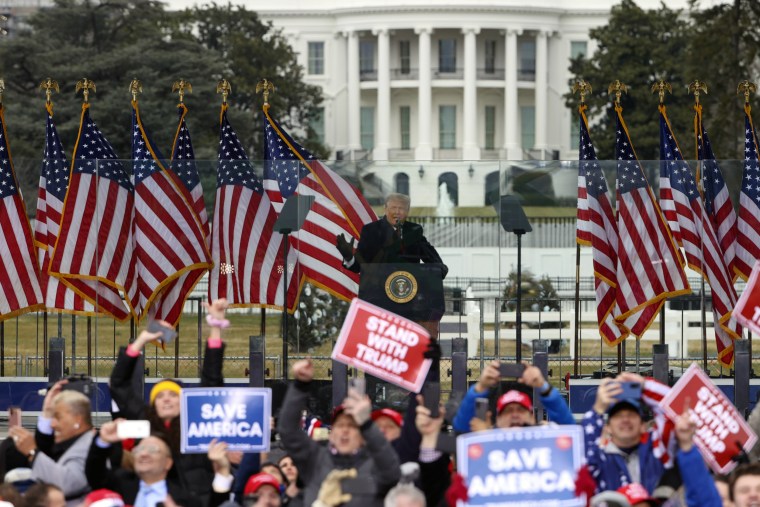 Trump supporters stand "Stop the theft" Rally in DC Amid Presidential Endorsement