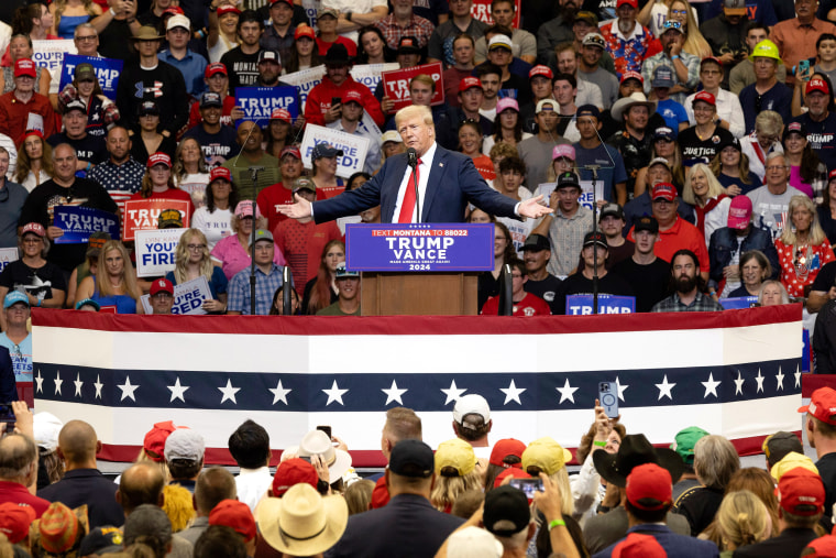 Image: donald trump maga campaign rally politics political politician crowd